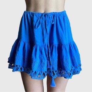 Vintage Victorias Secret Blue Beachy/Boho Skirt
